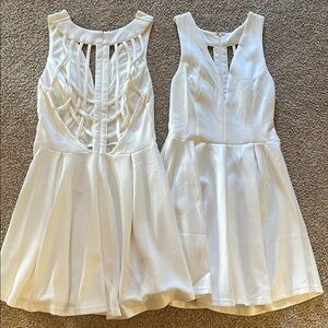 BOUTIQUE CLOSING SALE: Elegant White Sleeveless Dresses
